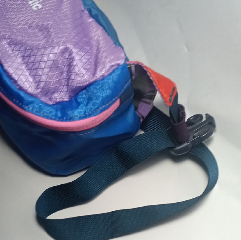 Cotopaxi Colorful Fanny Pack with Blue and Purple - Picture 3 of 11